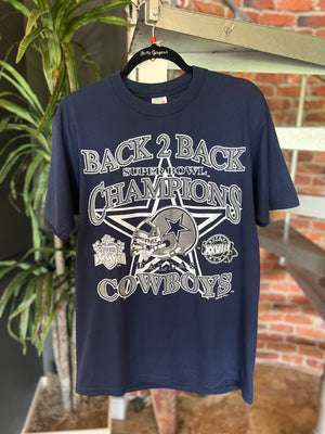 
                  
                    Load image into Gallery viewer, Vintage 1994 Cowboys SuperBowl Tee Sz L
                  
                