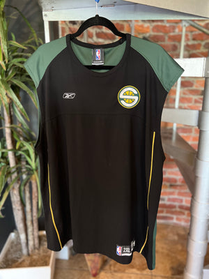 
                  
                    Load image into Gallery viewer, Vintage Reebok NBA Seattle SuperSonics Warm Up Jersey Sz 2XL
                  
                