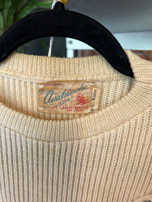 
                  
                    Load image into Gallery viewer, Vintage 1950’s Seattle Songbird Wool Sweater Sz M
                  
                