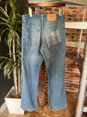 
                  
                    Load image into Gallery viewer, Vintage Orange Label Levi’s Size W31 L32
                  
                