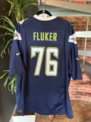 
                  
                    Load image into Gallery viewer, (P.O) NFL San Diego Chargers D.J Fluker Jersey Sz XXL
                  
                