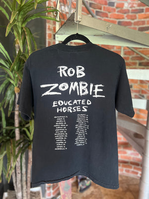 
                  
                    Load image into Gallery viewer, Early 2000’s Rob Zombie Educated Horses Tour Tee Sz M
                  
                