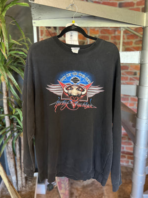 
                  
                    Load image into Gallery viewer, Vintage Harley Davidson Orange County California Crewneck Sz M
                  
                