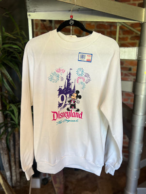 
                  
                    Load image into Gallery viewer, Vintage Deadstock 1991 Disneyland Crewneck Sz L
                  
                