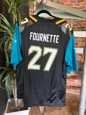 
                  
                    Load image into Gallery viewer, (P.O) NFL Jacksonville Jaguars Leonard Fournette Jersey Sz XL
                  
                