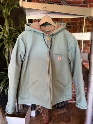 
                  
                    Load image into Gallery viewer, Vintage Carhartt Sherpa Lined Hoodied Jacket Size XL
                  
                