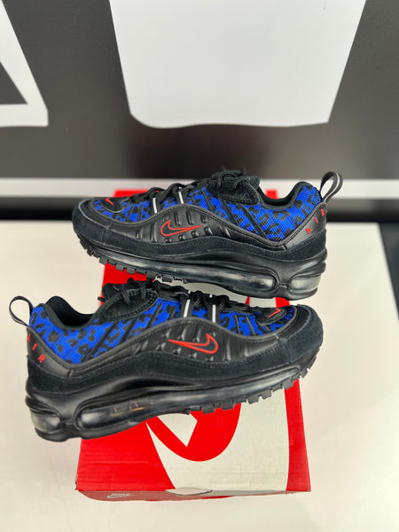 New W Nike Air Max 98 Black Leopard Multiple Sizes Harbor Soul