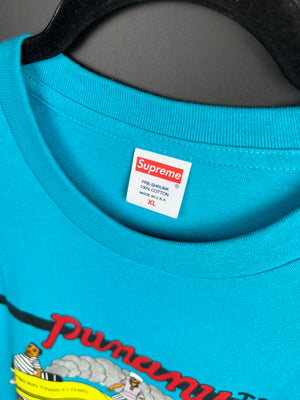 
                  
                    Load image into Gallery viewer, New Supreme Wilfred Limonius Punany Train Tee Teal Sz XL
                  
                