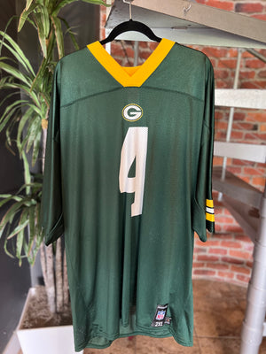 
                  
                    Load image into Gallery viewer, (P.O) NFL Reebok Green Bay Packers Brett Favre Jersey Sz 2XL
                  
                