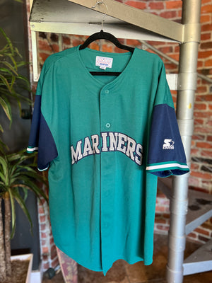 
                  
                    Load image into Gallery viewer, Vintage Seattle Mariners Starter Jersey Sz 2XL
                  
                