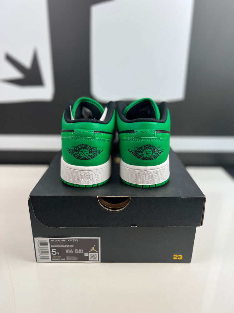 
                  
                    Load image into Gallery viewer, (DS) Jordan 1 Low Lucky Green Sz 5Y/6.5W
                  
                