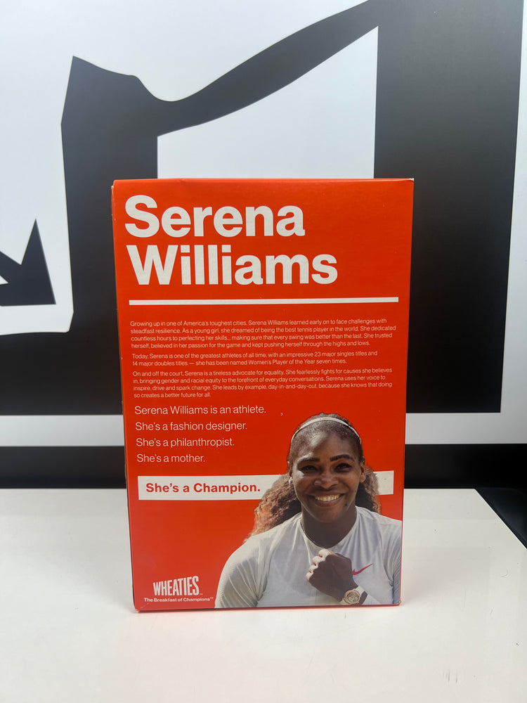 
                  
                    Load image into Gallery viewer, Wheaties x Serena Williams Limited Edition Cereal Box
                  
                