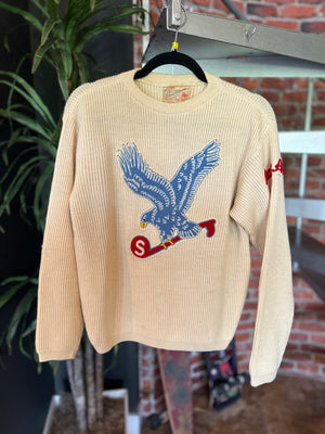 
                  
                    Load image into Gallery viewer, Vintage 1950’s Seattle Songbird Wool Sweater Sz M
                  
                