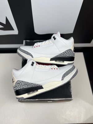 
                  
                    Load image into Gallery viewer, P.O Jordan 3 Retro White Cement Reimagined Sz 11M
                  
                