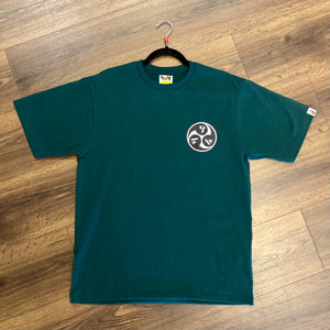 
                  
                    Load image into Gallery viewer, Large Bape Japan Culture Mitsudomoe Tee Mens’a Green
                  
                