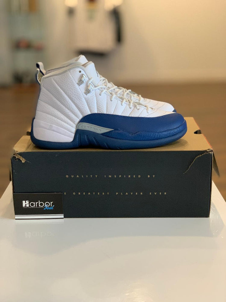 
                  
                    Load image into Gallery viewer, Jordan 12 French Blue Preowned Sz. 9
                  
                