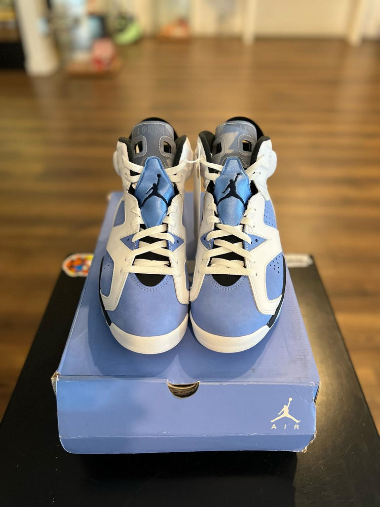 
                  
                    Load image into Gallery viewer, Jordan 6 UNC White Sz. 9 P.O
                  
                
