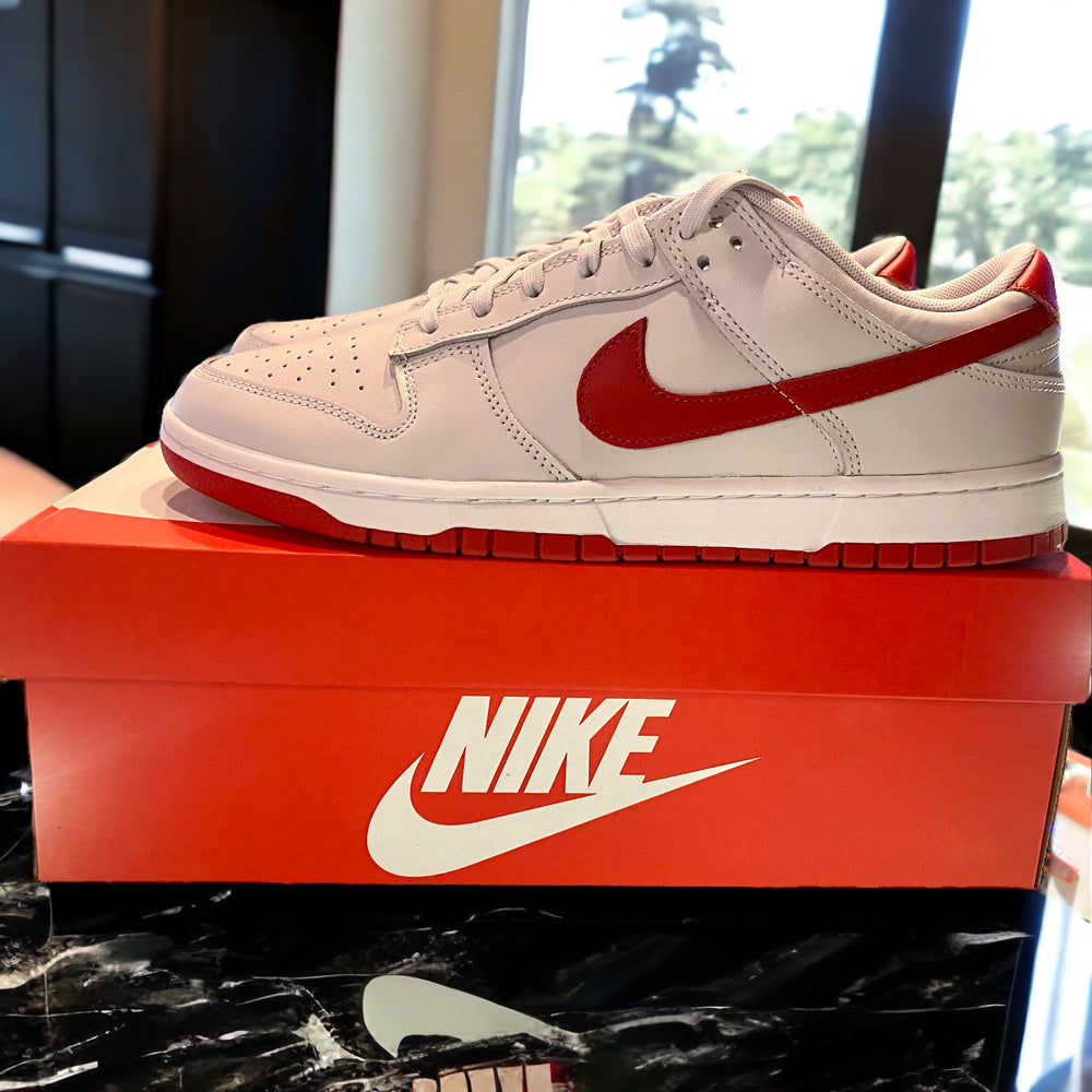 
                  
                    Load image into Gallery viewer, Nike Dunk Low Vast Grey Varsity Red
                  
                
