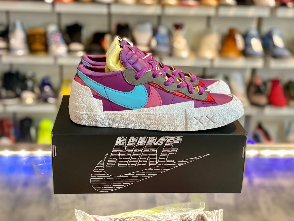 Nike Blazer Low Sacai KAWS Purple Dusk – Harbor Soul
